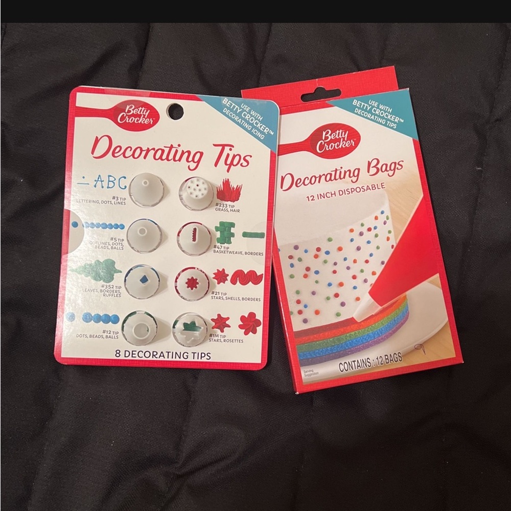 Free w/ Purchase-Cake Decorating Tips/Bags